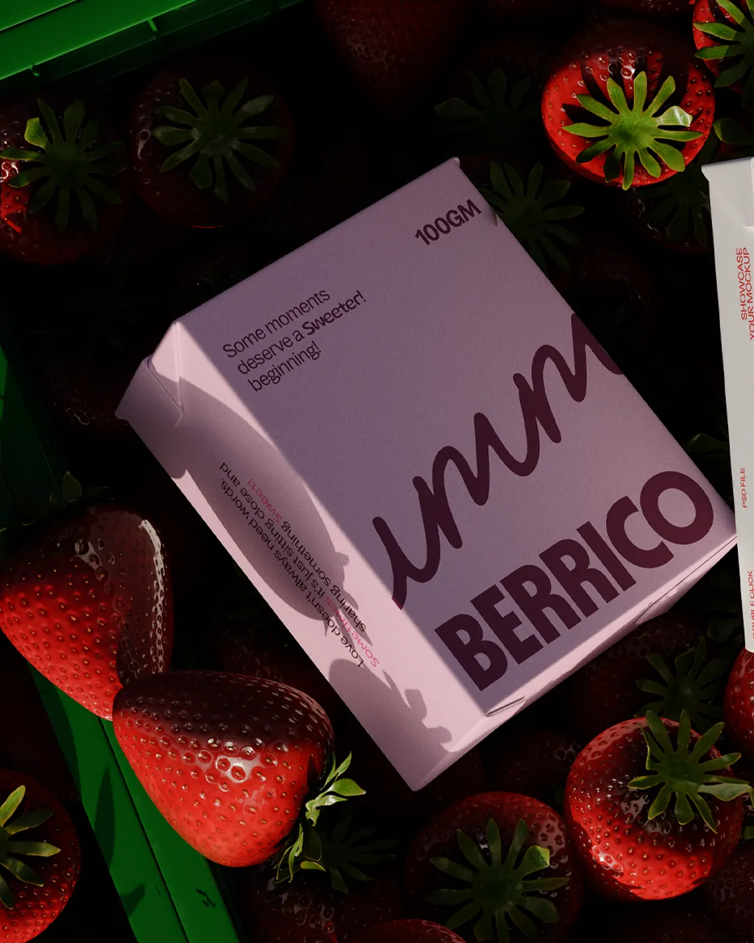 Berrico chocolate packaging and brand identity